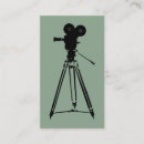 Buscar cineasta tarjetas de visita Productor