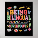Buscar bilingüe posters Escuela