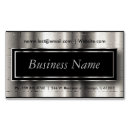 Buscar texturas del metal tarjetas de visita General y unisex