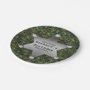 Buscar militar papel platos Camo