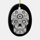 Buscar dia de los muertos adornos Cráneo de azúcar