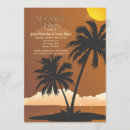 Buscar silueta de la palmera invitaciones General y unisex
