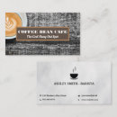 Buscar wooden tarjetas de visita Café