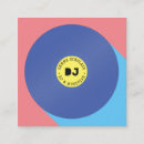 Buscar vinilo tarjetas de visita Retro