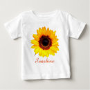 Buscar girasol bebe camisetas Flora