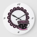 Buscar tiempo del té relojes de pared General y unisex