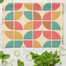 Buscar los años 60 minimalistas paños de cocina Geométrico
