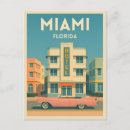 Buscar vintage miami postales Clásico