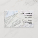 Buscar billetes banco de tarjetas de visita Dólar