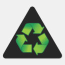 Buscar símbolo de reciclaje verde pegatinas Medioambiental