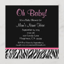 Buscar zebra invitaciones Niña