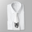 Buscar gatito blanco y negro corbatas Felino