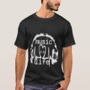 Buscar la música es vida camisetas Cantar