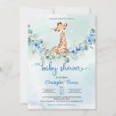 Buscar jirafa azul invitaciones Invitados