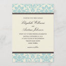 Buscar damask boda invitaciones Crema