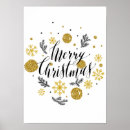 Buscar copos de nieve posters Tipografía