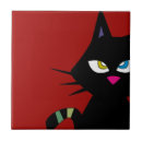 Buscar gato negro azulejos Patrón