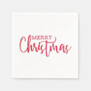 Buscar red christmas servilletas de papel Rojo