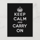 Buscar icono de la corona postales Mantener la calma