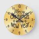Buscar feliz año nuevo relojes de pared Festivo