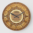 Buscar 50 aniversario boda oro de relojes de pared Pareja