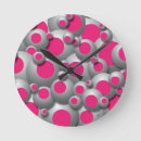 Buscar esfera relojes de pared Rosa