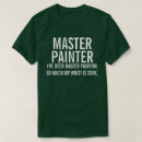 Buscar pintor camisetas divertido