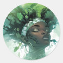 Buscar mujeres hermosas pegatinas Mujer negra