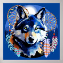 Buscar lobo nativo posters Americano