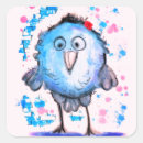 Buscar pájaro azul pegatinas Para niños