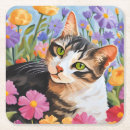 Buscar gato bonito posavasos Adorable
