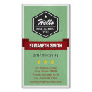 Buscar buenos días tarjetas de visita Vintage