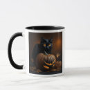 Buscar revés tazas Gato negro