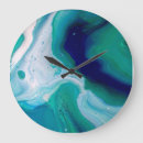 Buscar arte abstracto relojes de pared Amarillo