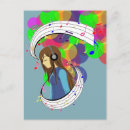 Buscar notas musicales postales Colorido