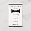 Buscar pajarita tarjetas de visita Negocio