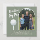 Buscar golf divertido tarjetas Mejor papá por par