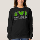 Buscar verde menta sudaderas Paz