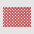 Buscar lunares papel de seda Rojo