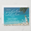 Buscar mensaje en una botella invitaciones Tropical