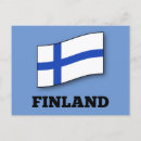 Buscar bandera de finlandia postales País