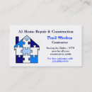Buscar reparación casera tarjetas de visita Contratista