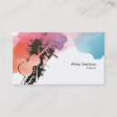 Buscar violín tarjetas de visita Artista