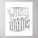 Buscar manos posters Baño