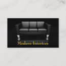 Buscar sofá tarjetas de visita Diseño