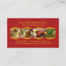Buscar comida india tarjetas de visita Cocinero