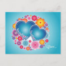Buscar corazones y flores postales Amor