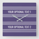 Buscar violeta relojes de pared General y unisex