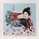 Buscar geisha japonés puzzles Oriental