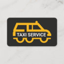 Buscar furgoneta tarjetas de visita Taxi